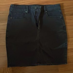 American Eagle Black Jean Skirt